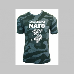 Jebem NATO  nočný " ruský " maskáč - Nightcamo SPLINTER, pánske tričko 100%bavlna